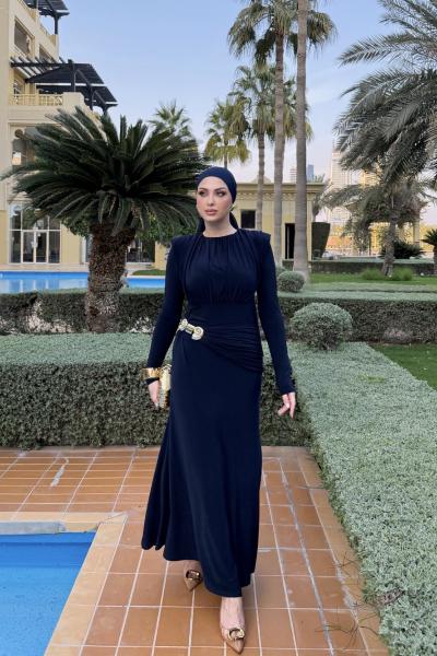 Güler Elbise Lacivert Lacivert