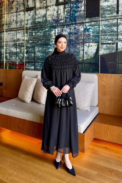 Gülin Elbise Siyah  Siyah