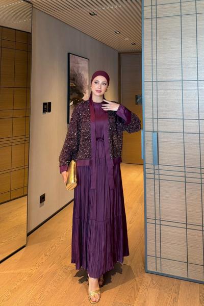 Habibe Elbise Mor MOR