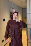 Habibe Elbise Bordo  BORDO