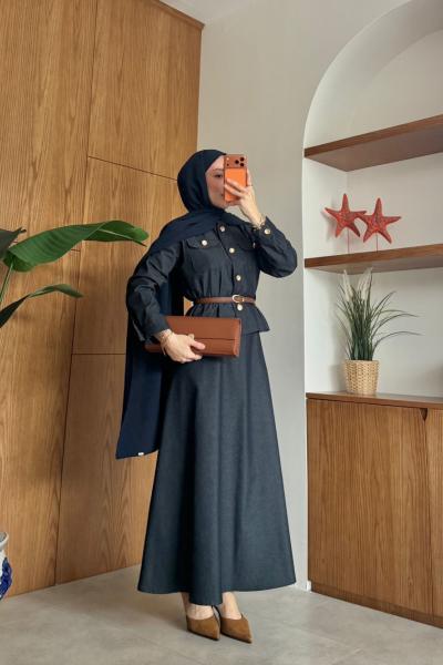 Hale Elbise Takım Lacivert LACİVERT