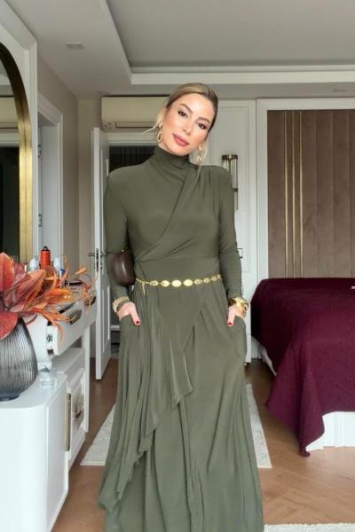 Hande Elbise Haki Haki