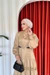 Hatice Elbise Camel Camel