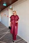 Hazal 3lü Takım Bordo  Bordo