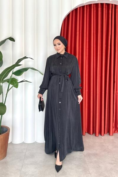 İlgi Elbise Siyah Siyah