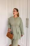 İlkay Pantolonlu Takım Mint Yeşili Mint Yeşili