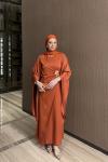 İlkgül Elbise Turuncu Turuncu