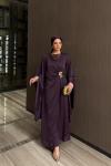 İlkgül Elbise Mor Mor