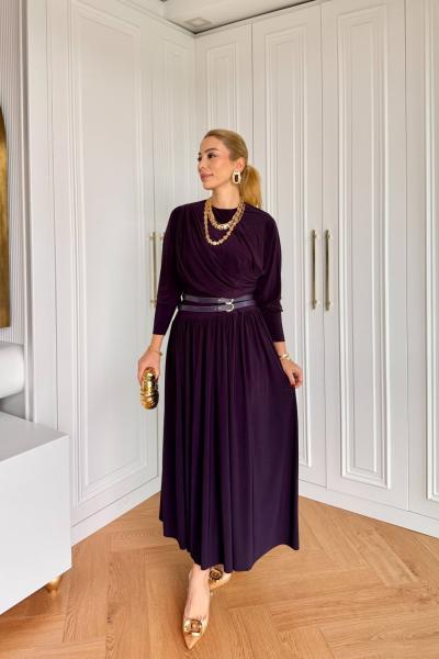 İmren Elbise Mor  Mor