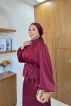 İncila Etek Takım Bordo  BORDO