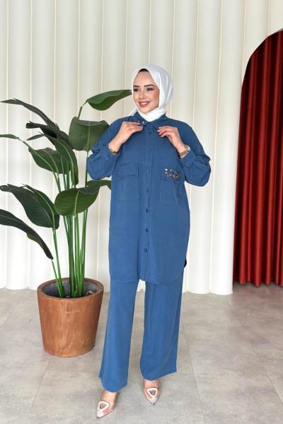 Jale Takım Koyu Mavi koyu mavi