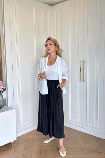 Kayra Pantolon Siyah Siyah