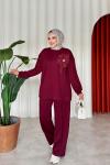 Kiraz Takım Bordo Bordo