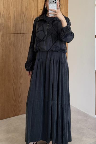 Lale Elbise Takım Antrasit ANTRASİT