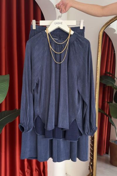 Leyla Etekli Takım Lacivert Lacivert