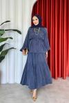 Leyla Etekli Takım Lacivert Lacivert