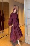 Mabel Elbise Bordo  BORDO