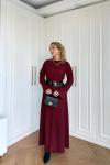 Melek Elbise Bordo  Bordo