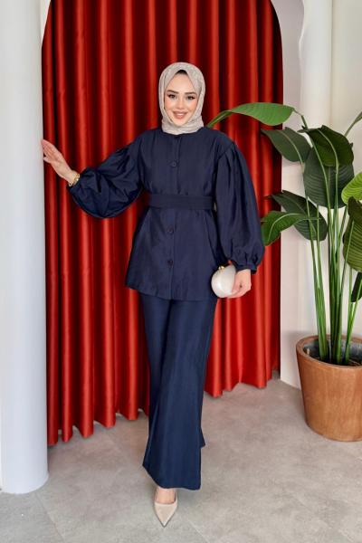 Melike Takım Lacivert Lacivert