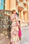 Melina Elbise Pembe Pembe