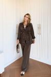 Melis Pantolonlu Takım Acı Kahve  Acı Kahve