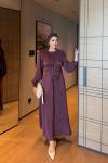 Meral Elbise Bordo BORDO