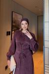 Meral Elbise Bordo BORDO
