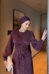 Meral Elbise Bordo BORDO