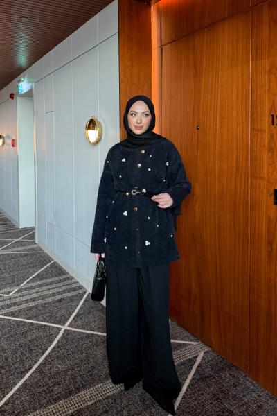 Mercan Ceket Siyah  Siyah