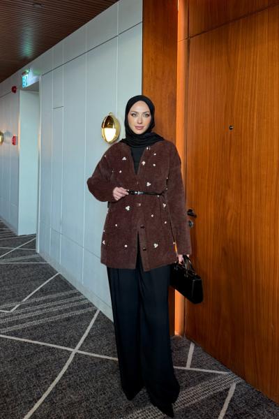 Mercan Ceket Kahverengi  Kahverengi