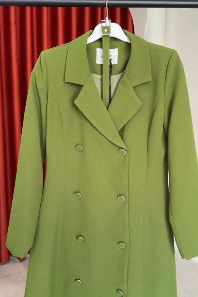 Meryem Elbise Zeytin Yeşili Zeytin Yeşili