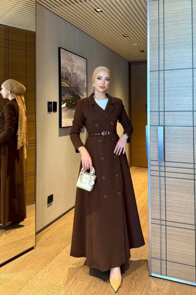 Meryem Elbise Kahverengi Kahverengi