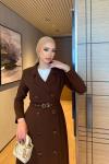 Meryem Elbise Kahverengi Kahverengi