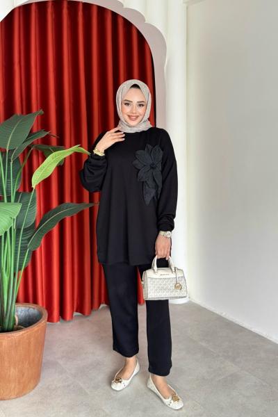 Mesude Takım Siyah  Siyah