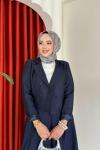 Müzeyyen Etekli Takım Lacivert Lacivert