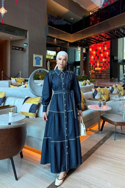 Nadire Elbise Koyu Mavi koyu mavi