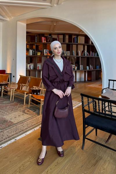 Nalan Takım Bordo Bordo