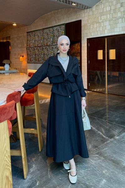 Nalan Takım Siyah  Siyah