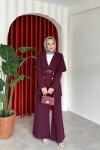 Nare Takım Bordo Bordo