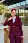 Nare Takım Bordo Bordo