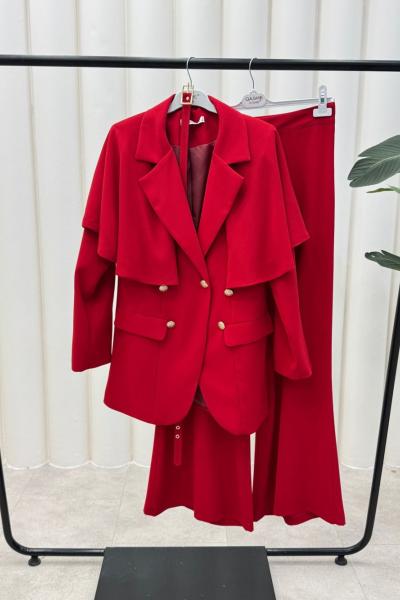 Nare Takım Kırmızı Kırmızı