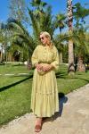 Nazlı Etekli Takım Olive  Olive