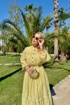 Nazlı Etekli Takım Olive  Olive
