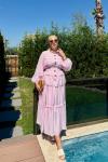 Nazlı Etekli Takım Pembe Pembe