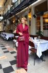 Necla Takım Bordo Bordo