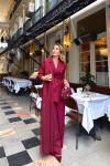 Necla Takım Bordo Bordo