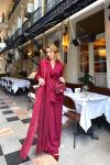 Necla Takım Bordo Bordo