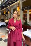 Necla Takım Bordo Bordo