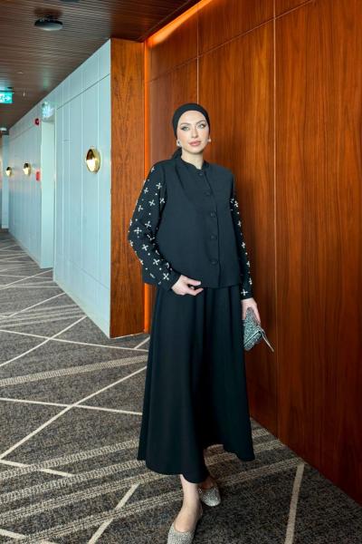 Neriman Takım Siyah  Siyah