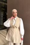 Neslişah Takım Bej  Bej